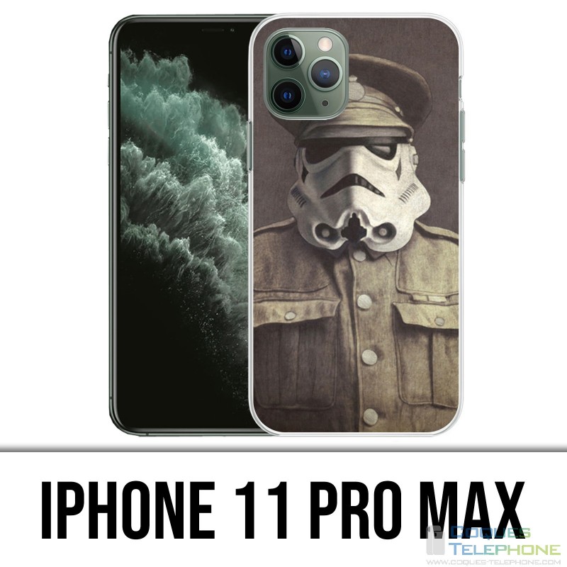 Custodia IPhone 11 Pro Max - Star Wars Vintage Stromtrooper