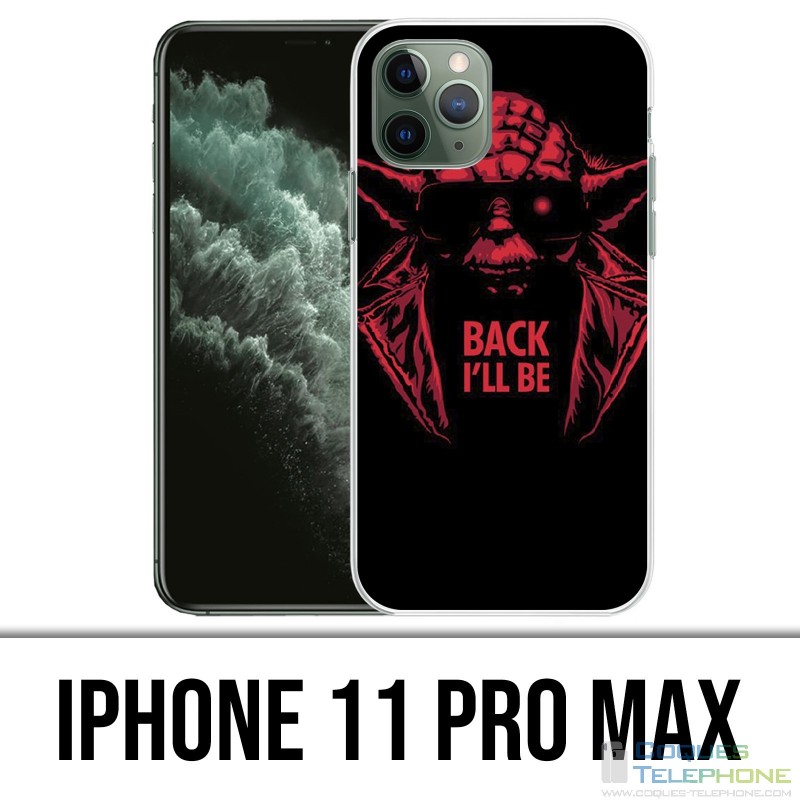 Funda para iPhone 11 Pro Max - Star Wars Yoda Terminator