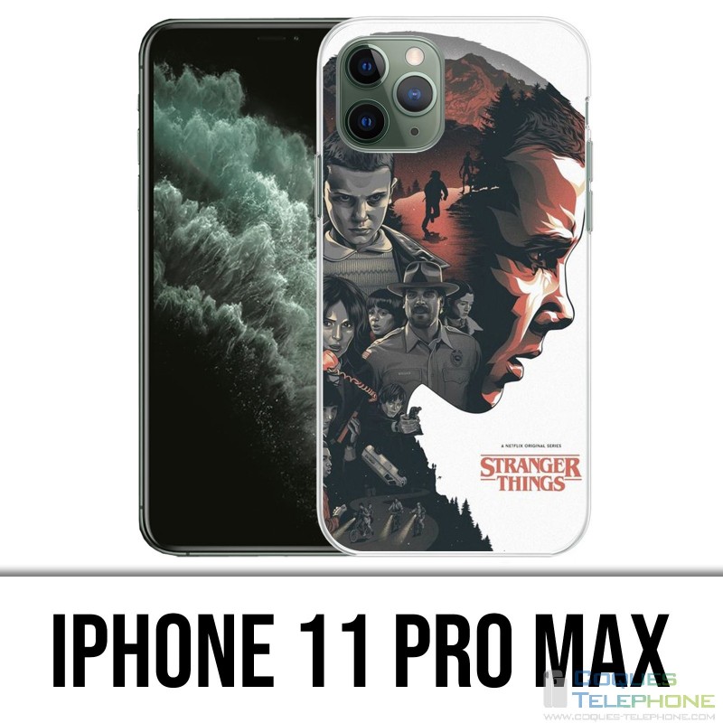 Funda para iPhone 11 Pro Max - Stranger Things Fanart