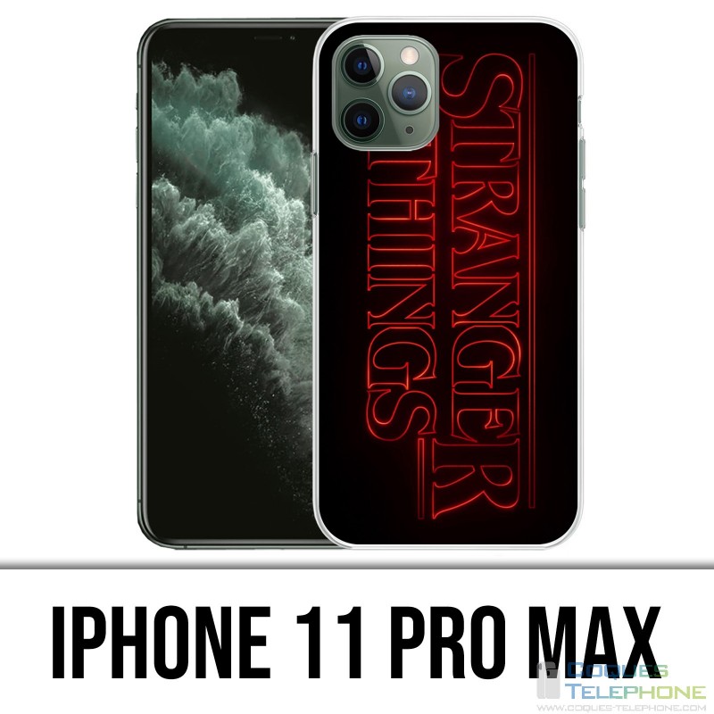 Custodia IPhone 11 Pro Max - Logo di Stranger Things