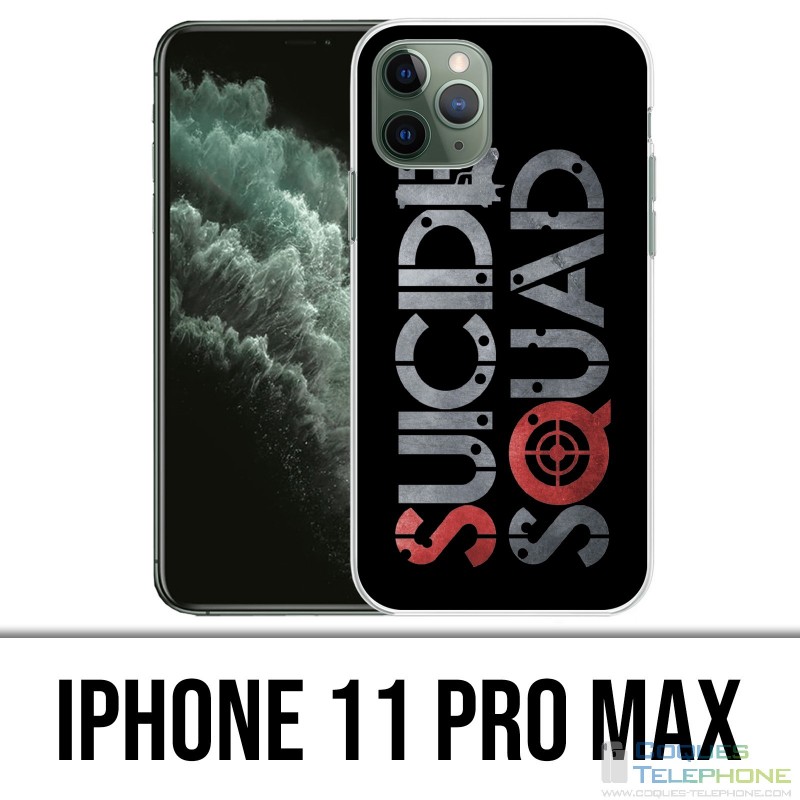 Funda para iPhone 11 Pro Max - Logotipo de Suicide Squad