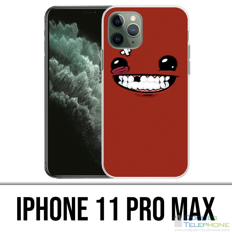 Coque iPhone 11 PRO MAX - Super Meat Boy