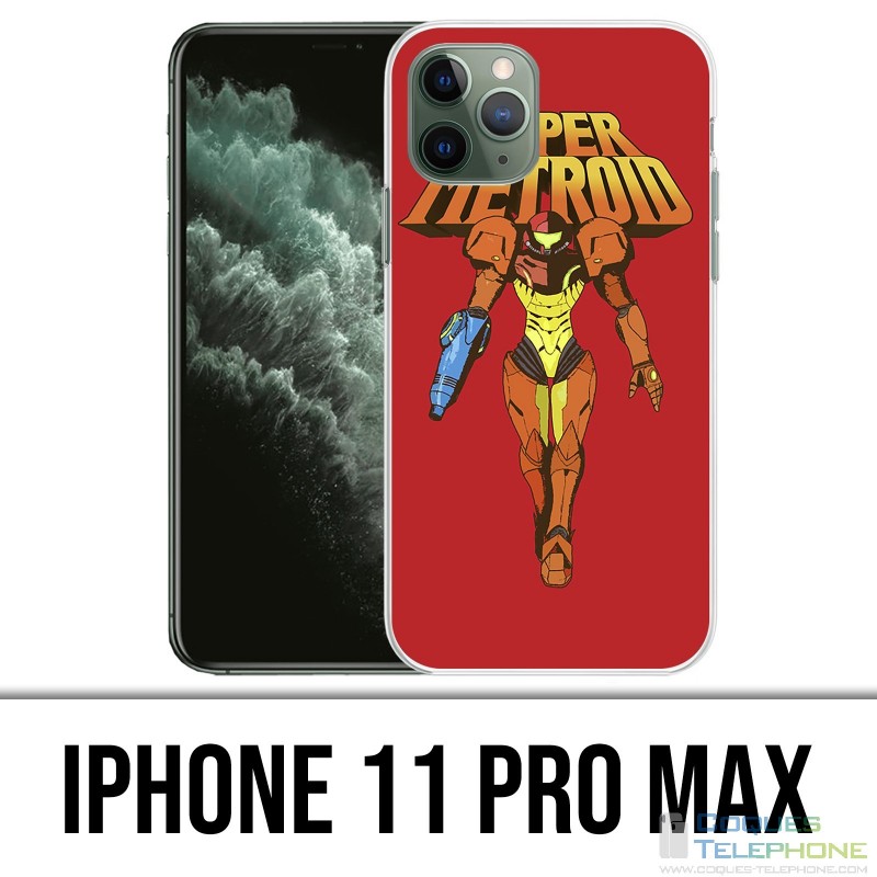 Coque iPhone 11 PRO MAX - Super Metroid Vintage