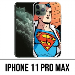 Custodia per iPhone 11 Pro Max - Superman Comics