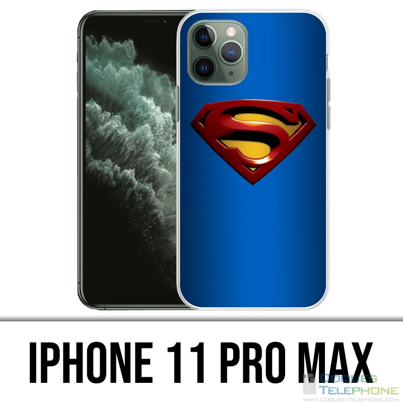 Funda para iPhone 11 Pro Max - Logotipo de Superman