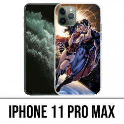 Custodia per iPhone 11 Pro Max - Superman Wonderwoman