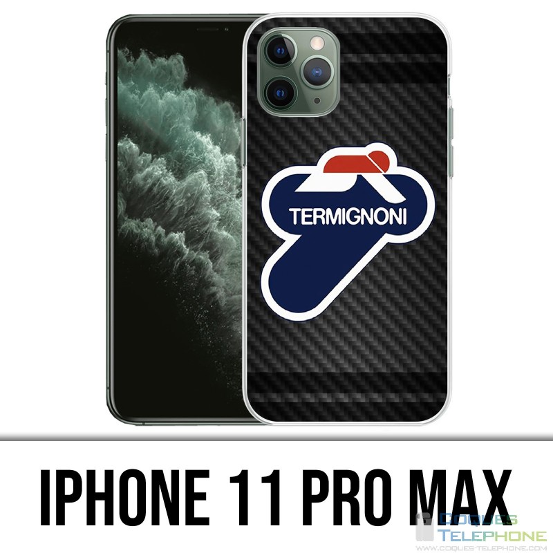 Coque iPhone 11 PRO MAX - Termignoni Carbone