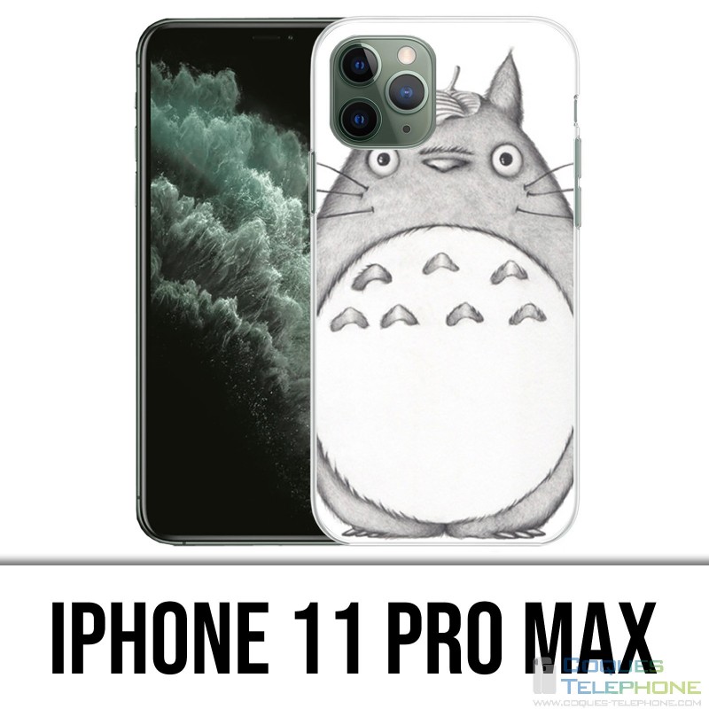 Custodia per iPhone 11 Pro Max - Totoro Umbrella