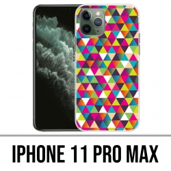 IPhone 11 Pro Max Hülle - Triangle Multicolor