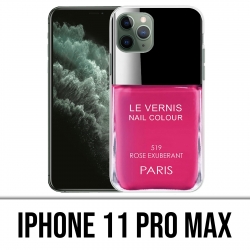 IPhone 11 Pro Max Hülle - Pinker Pariser Lack