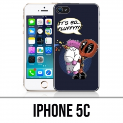 Funda iPhone 5C - Deadpool Fluffy Unicorn