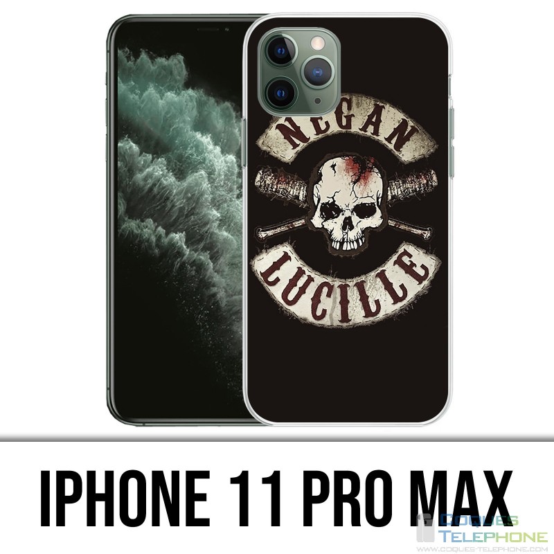 IPhone 11 Pro Max Case - Walking Dead Logo Negan Lucille
