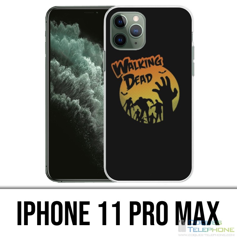 Coque iPhone 11 PRO MAX - Walking Dead Logo Vintage