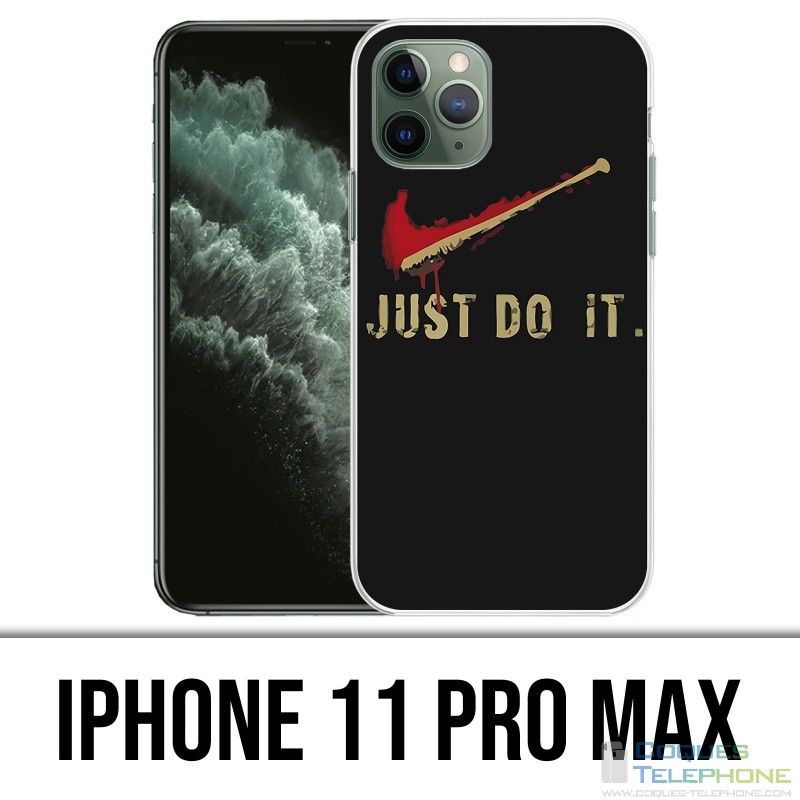 Coque iPhone 11 PRO MAX - Walking Dead Negan Just Do It