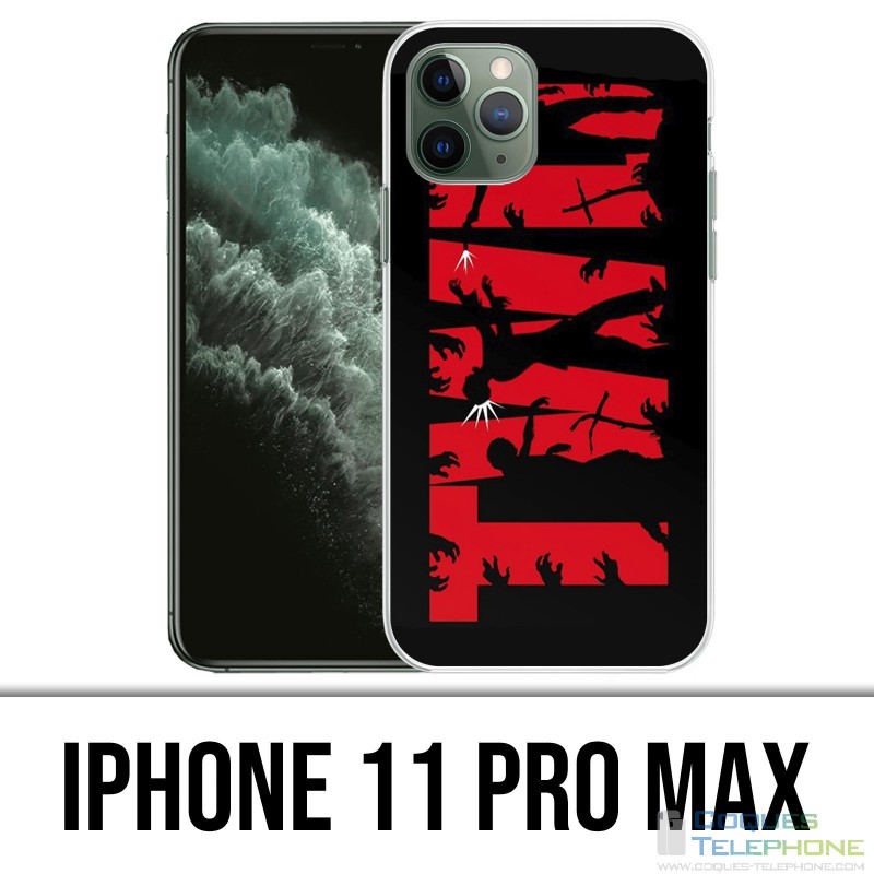 Custodia per iPhone 11 Pro Max - Walking Dead Twd Logo