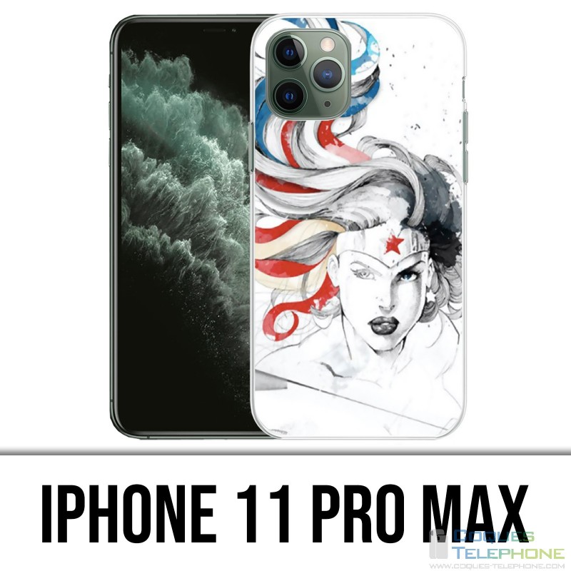 Coque iPhone 11 PRO MAX - Wonder Woman Art Design