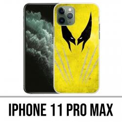 Coque iPhone 11 PRO MAX - Xmen Wolverine Art Design