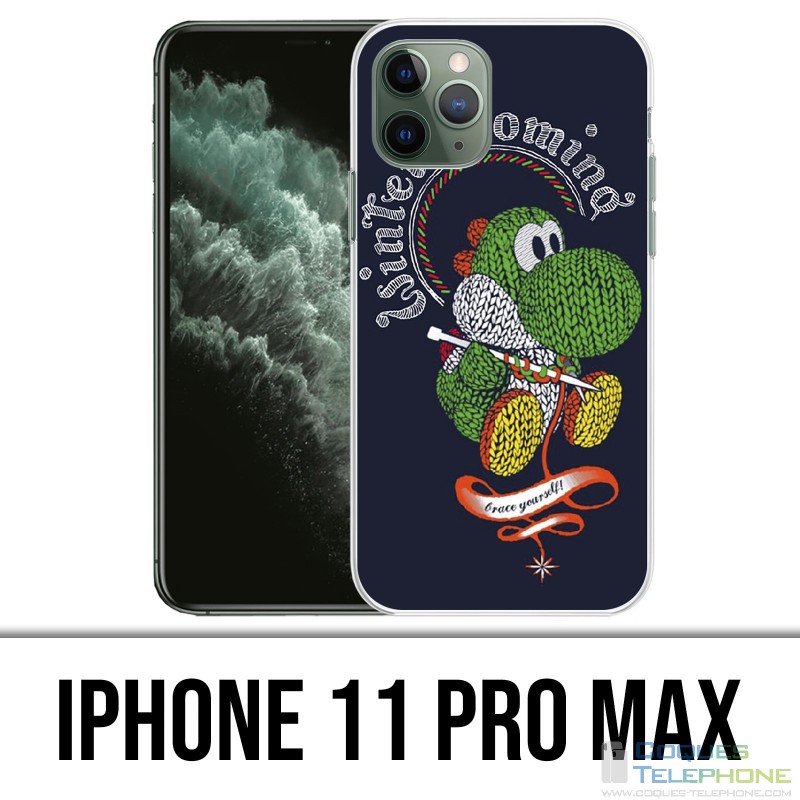 Coque iPhone 11 PRO MAX - Yoshi Winter Is Coming