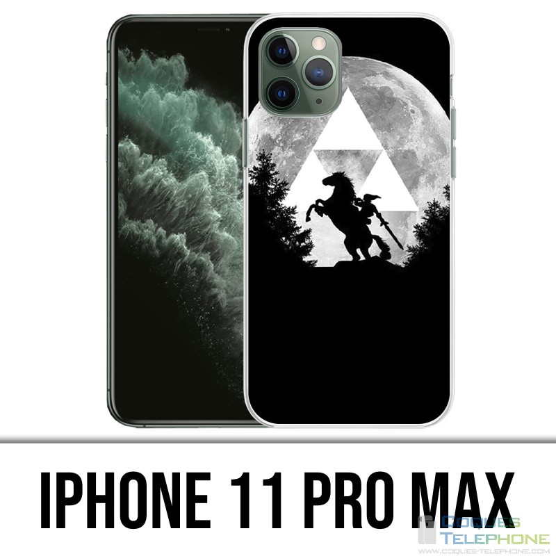 Funda para iPhone 11 Pro Max - Zelda Moon Trifoce