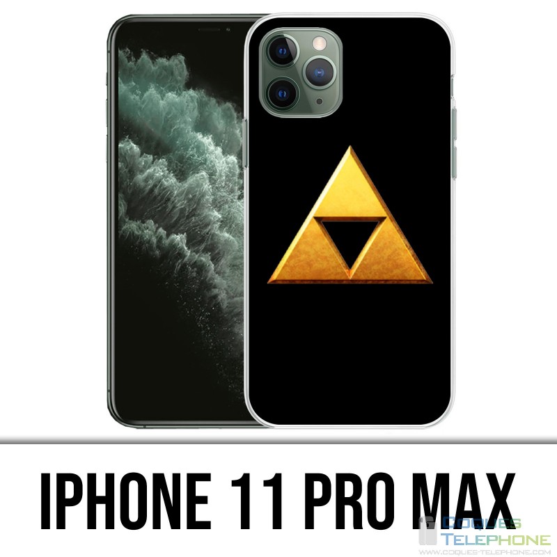 Custodia per iPhone 11 Pro Max - Zelda Triforce