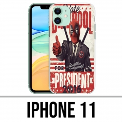 Coque iPhone 11 - Deadpool Président