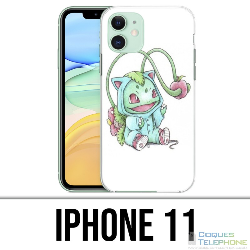 Coque iPhone 11 - Pokémon Bébé Bulbizarre