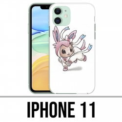Coque iPhone 11 - Pokémon bébé Nymphali