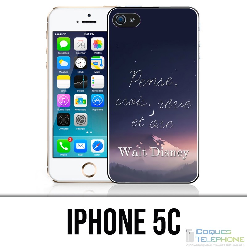 Custodia per iPhone 5C - Citazione Disney Think Think Reve