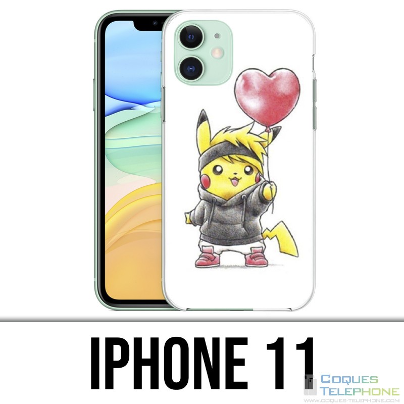 Coque iPhone 11 - Pokémon bébé Pikachu