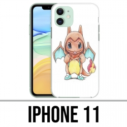 Coque iPhone 11 - Pokémon Bébé Salameche