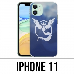 IPhone 11 Case - Pokemon Go Team Blue Grunge