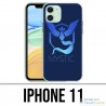 Coque iPhone 11 - Pokémon Go Tema Bleue