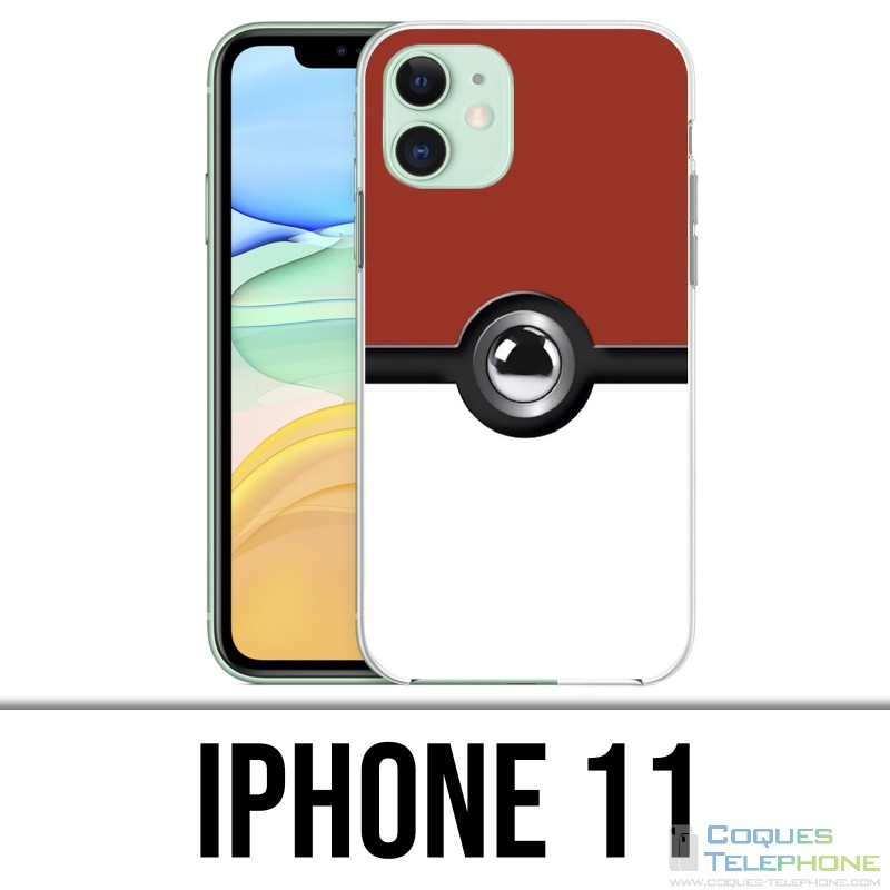 Coque iPhone 11 - Pokémon Pokeball