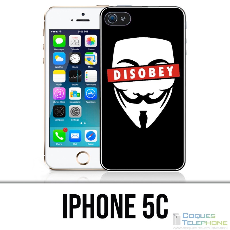 Coque iPhone 5C - Disobey Anonymous