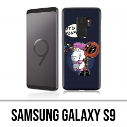 Coque Samsung Galaxy S9 - Deadpool Fluffy Licorne