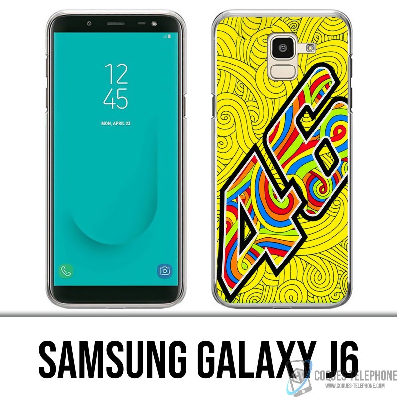 Samsung Galaxy J6 case - Rossi 47 Waves
