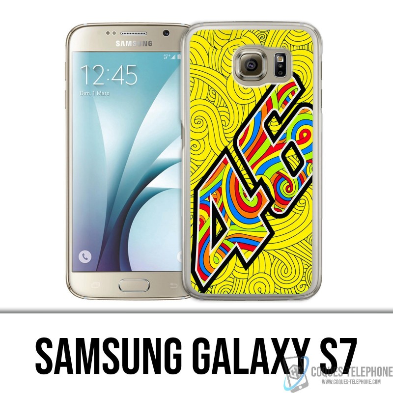 Samsung Galaxy S7 case - Rossi 47 Waves