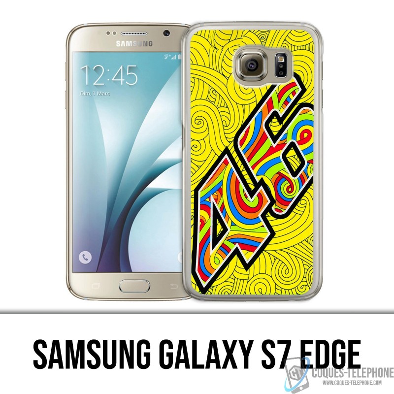 Carcasa Samsung Galaxy S7 edge - Rossi 47 Waves