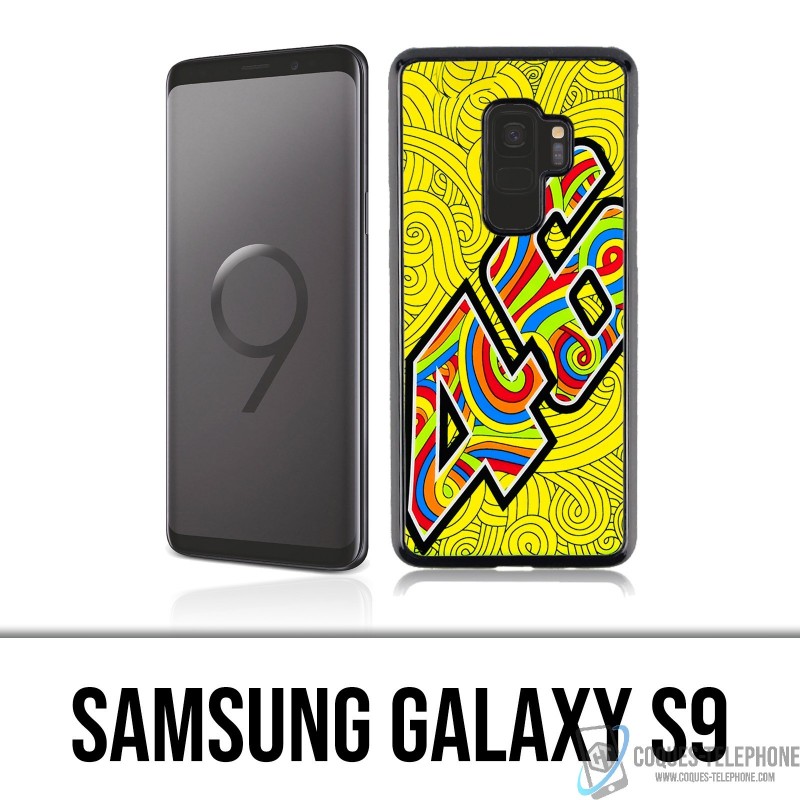 Samsung Galaxy S9 case - Rossi 47 Waves