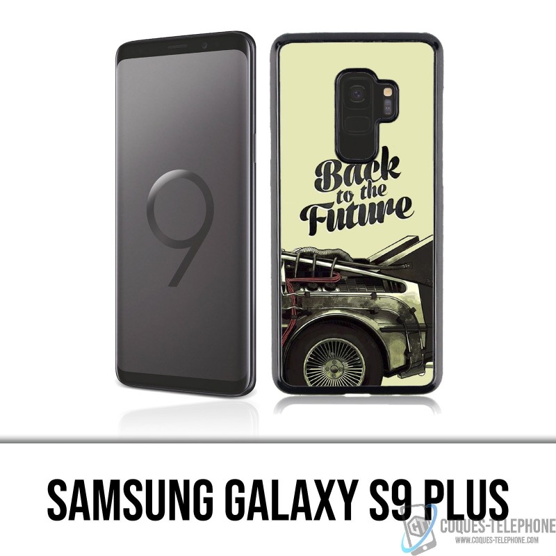 Coque Samsung Galaxy S9 PLUS - Back To The Future Delorean