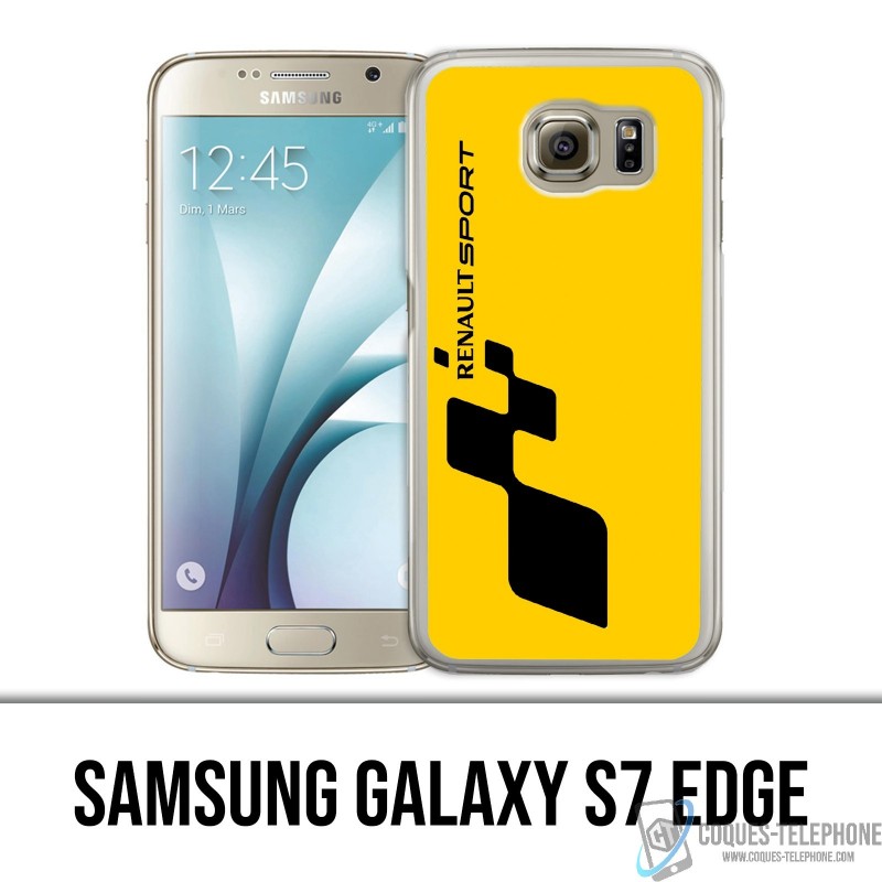 Samsung Galaxy S7 Edge Hülle - Renault Sport Yellow
