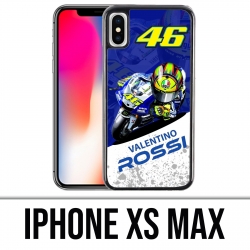 Coque iPhone XS MAX - Motogp Rossi Cartoon