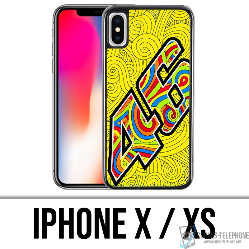 Coque iPhone X / XS - Rossi 46 Waves