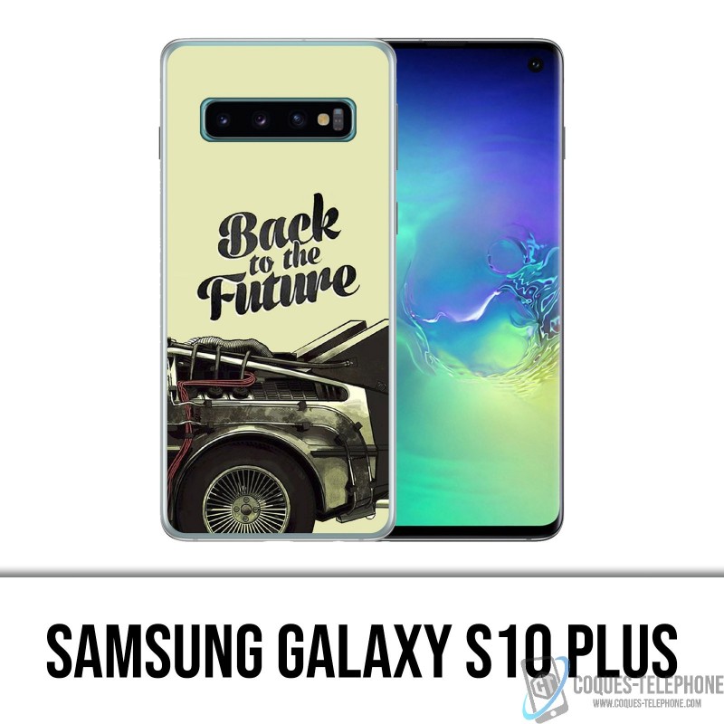 Samsung Galaxy S10 Plus Hülle - Zurück in die Zukunft Delorean