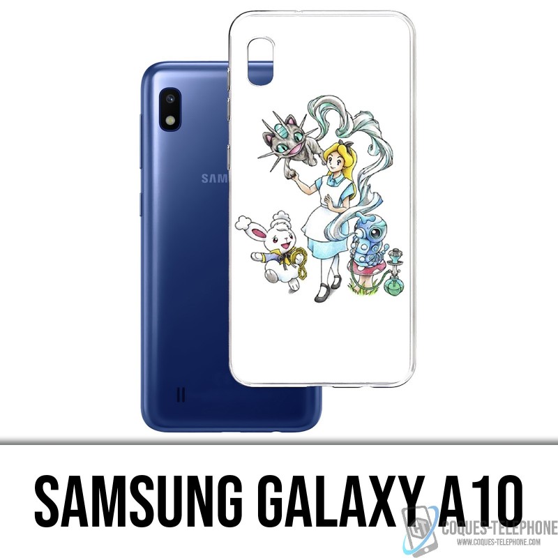 Case Samsung Galaxy A10 - Alice im Wunderland Pokémon
