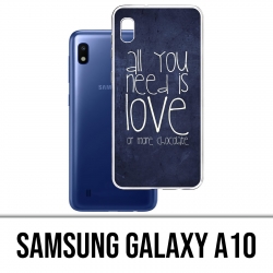 Samsung Galaxy A10 Case - Alles was Sie brauchen ist Schokolade