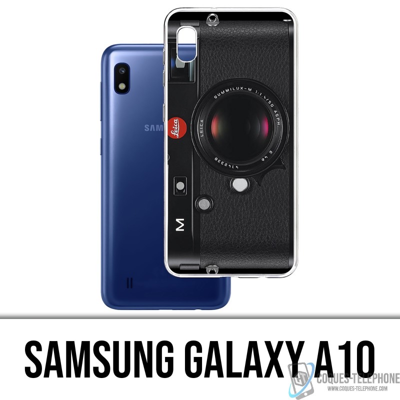 Samsung Galaxy A10 Case - Vintage-Kamera Schwarz
