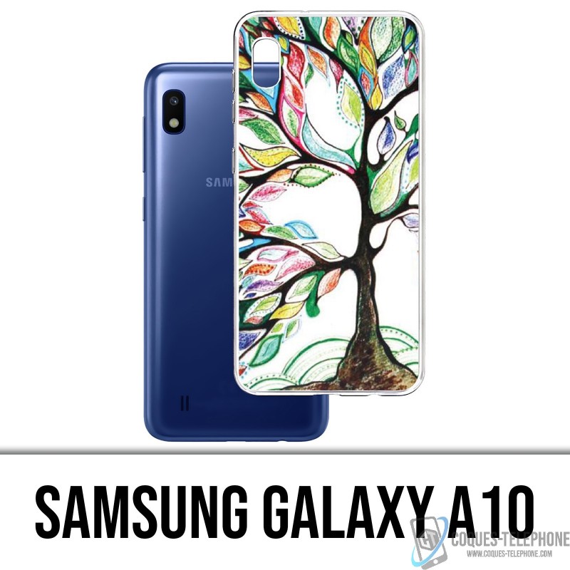 Samsung Galaxy A10 Case - mehrfarbige Welle