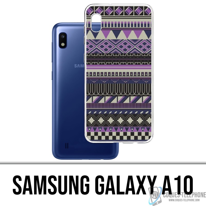 Case Samsung Galaxy A10 - Azteken-Violett