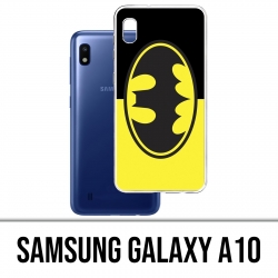 Coque Samsung Galaxy A10 - Batman Logo Classic Jaune Noir